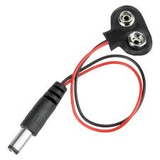 9V Battery Connector with Power Jack