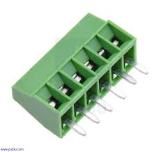 Green Screw Terminal Connector 6 pin