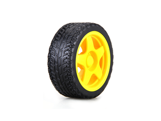 Wheel 65mm (Rubber Tire)